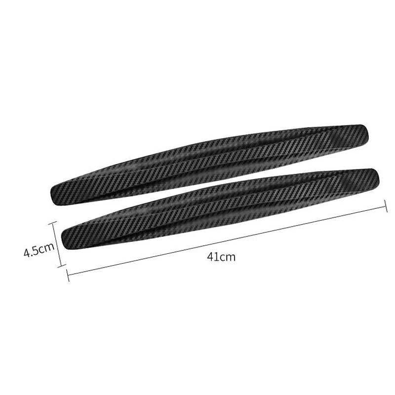 Anti Collision Car Bumper Guard Strip 2Pcs Front Rear Protection Strips Scratch Protector Crash Blade Auto Accessories for Car