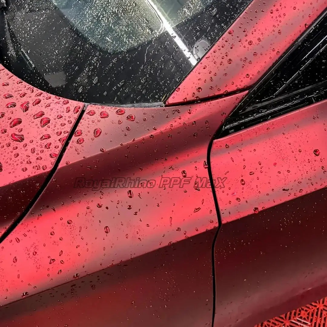 Highest Quality PET Romance Red Vinyl Wrap Self Adhesive Sticker Decal Vehicle Car Romanee Red Wraping Roll For Motorcycle