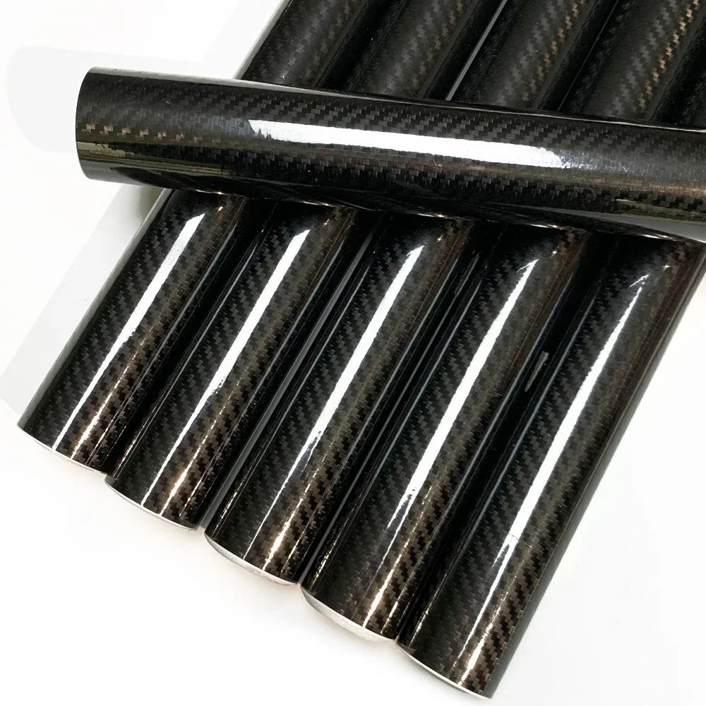 Carbon Fiber Vinyl Wrap 150X300CM Car Styling Wrapping Sheet Roll Film for DIY Automobiles Roof Hood Customizable Car Sticker