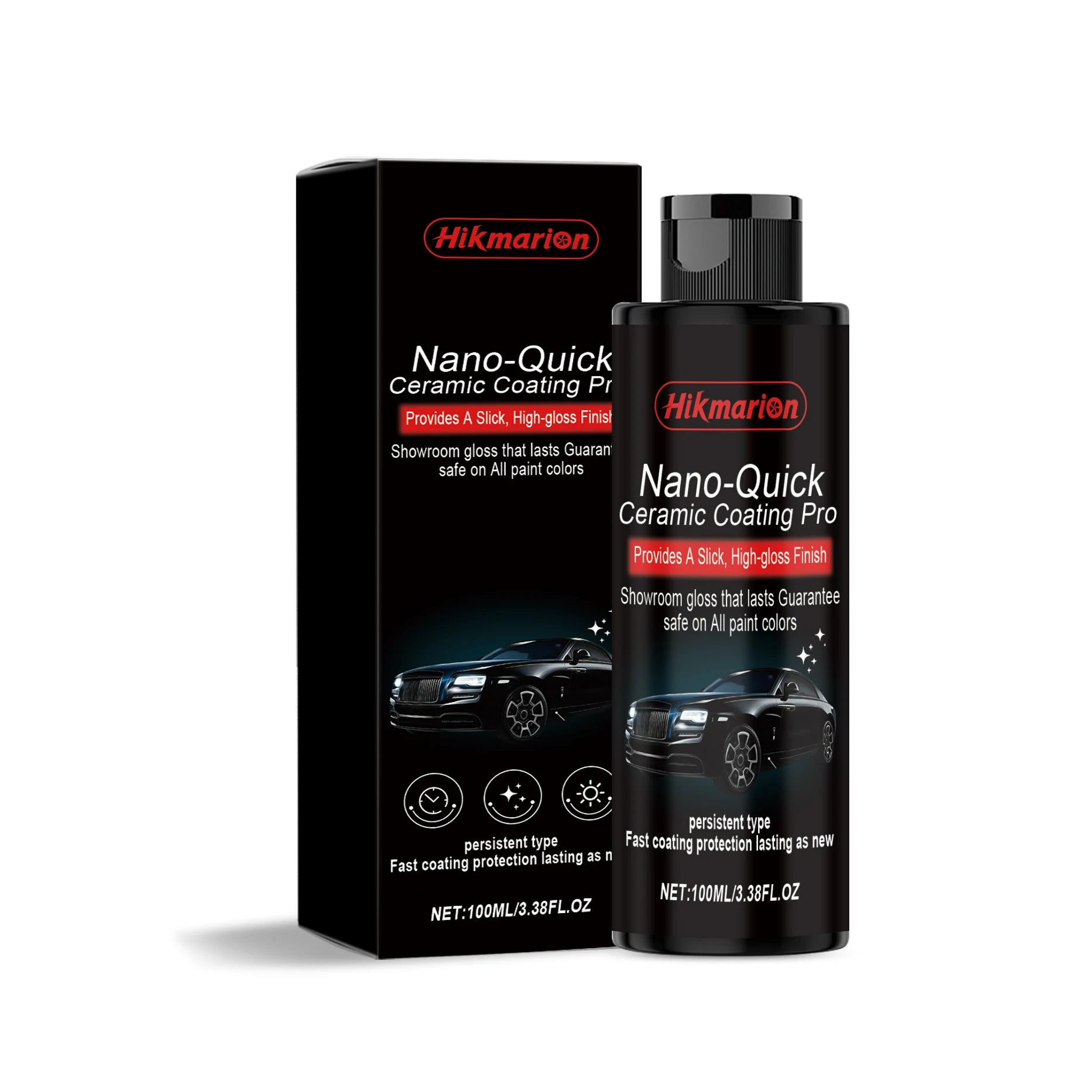 Nano Ceramic Coating Agent - Car Surface Coating, Polishing, Refurbishing for Extra Shine and Daily Care