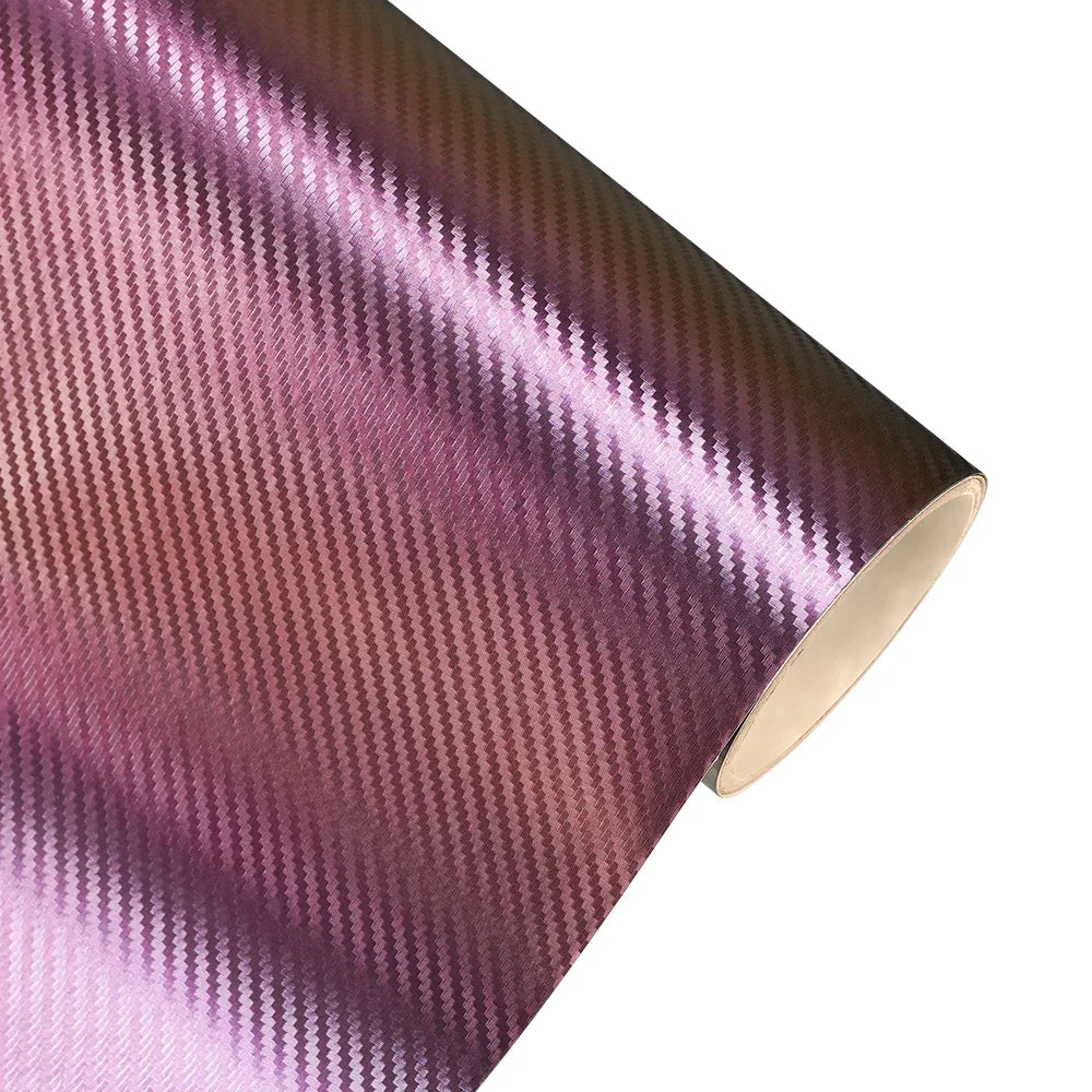 Car Wrapping Vinyl Chameleon Carbon Fiber Vinyl Wrap Sticker Roll Film Bubble Free Auto Sticker Car Accessories Decoration