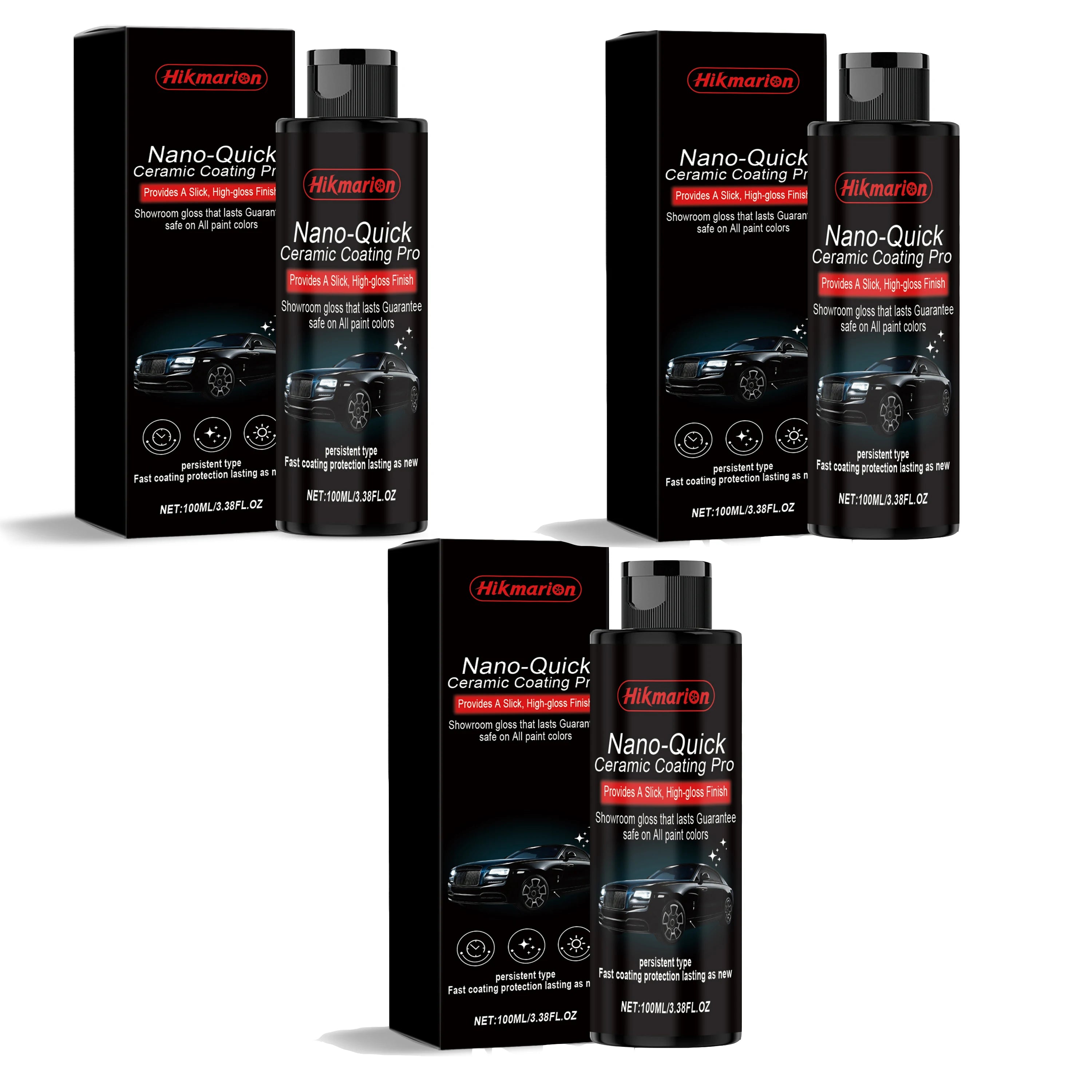 Nano Ceramic Coating Agent - Car Surface Coating, Polishing, Refurbishing for Extra Shine and Daily Care