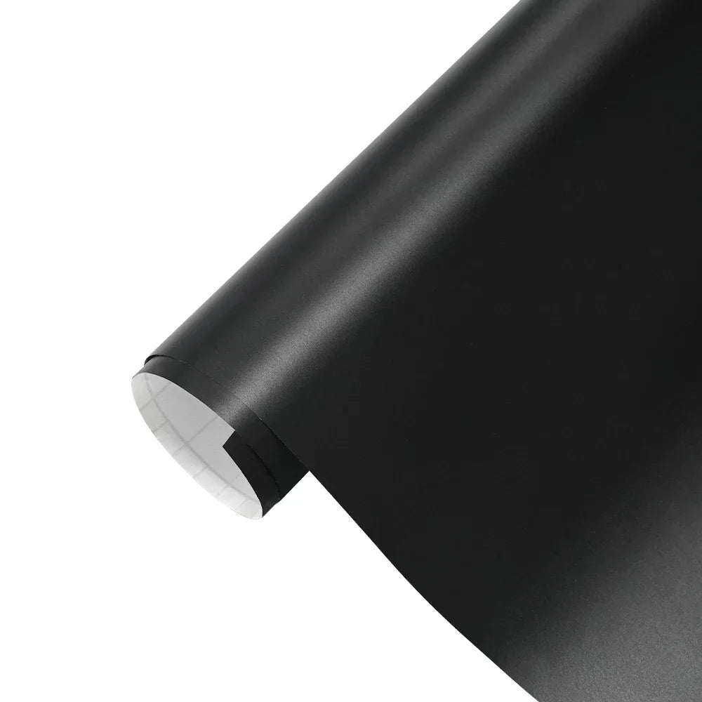 Car Wrap Roll Film Sticker Premium Matte Black Vinyl Vehicle Decal Body Trim Motorcycle Auto Decoration Film Air Bubble Free