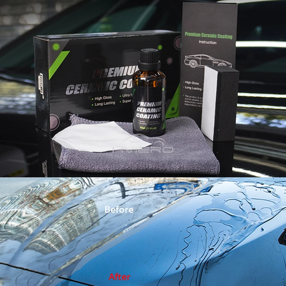 Liquid Ceramic Coating cleaning 30/50ml Auto Hydrophobic Crystal Plating Anti-Scratch Paint Care polishing Nano Car accessories