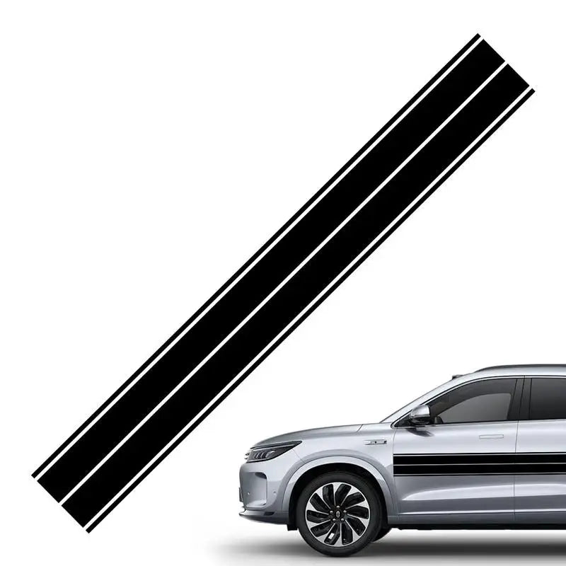 Car Hood Stripe Sticker Auto Racing Stripes Body Side Decal Modified Decoration For Car Engine Hood Exterior Decoration For All