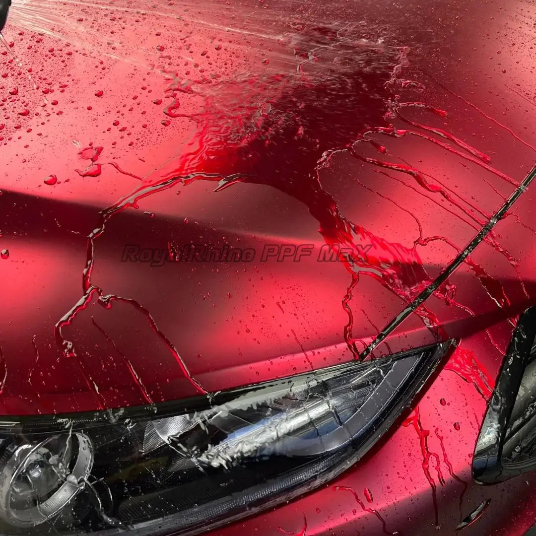 Highest Quality PET Romance Red Vinyl Wrap Self Adhesive Sticker Decal Vehicle Car Romanee Red Wraping Roll For Motorcycle