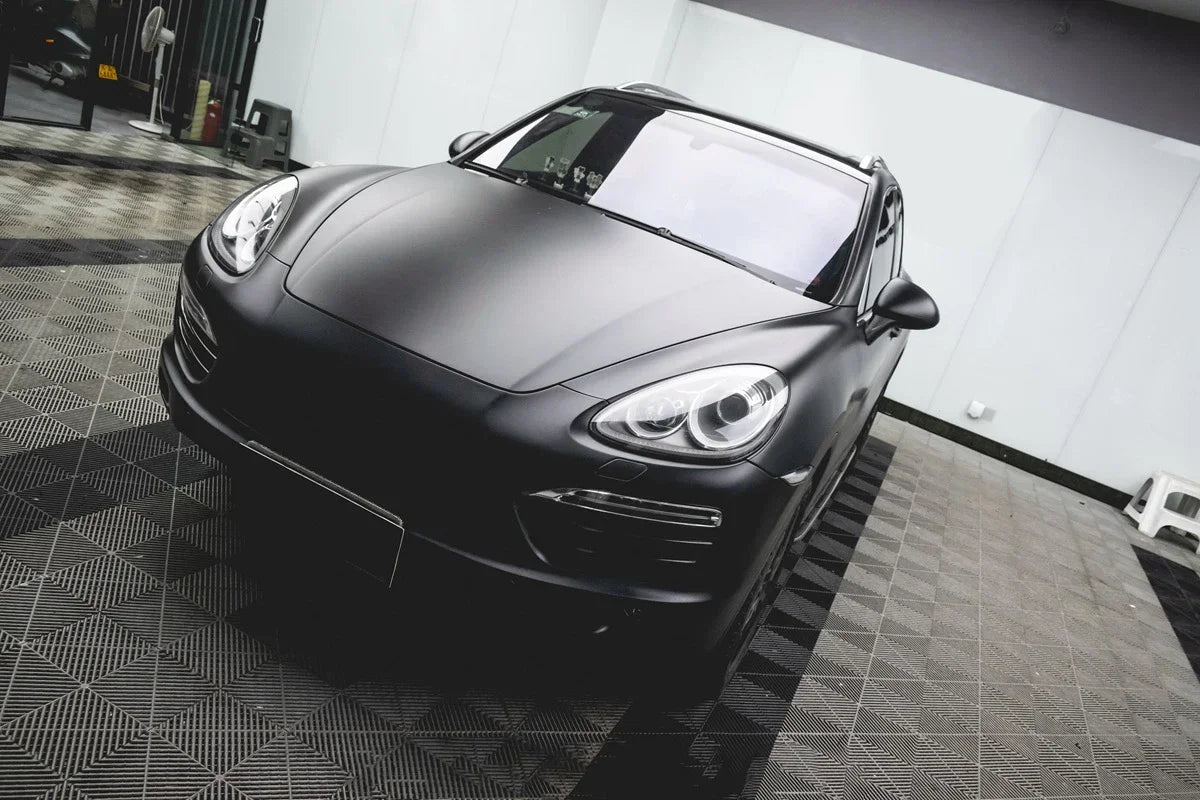 Car Wrap Roll Film Sticker Premium Matte Black Vinyl Vehicle Decal Body Trim Motorcycle Auto Decoration Film Air Bubble Free
