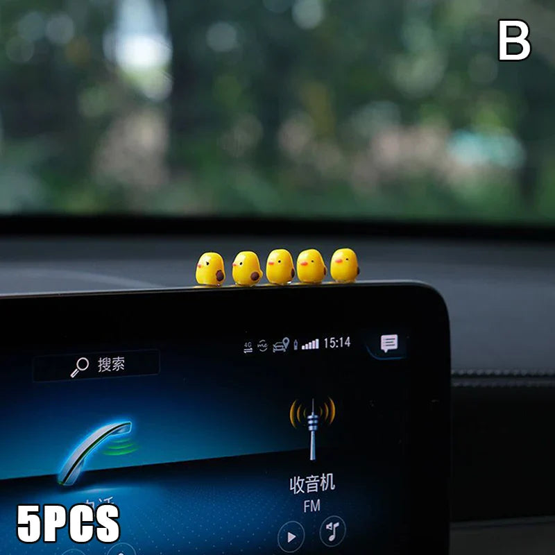 Cute Mini Ducks Car Decoration dashboard ornaments