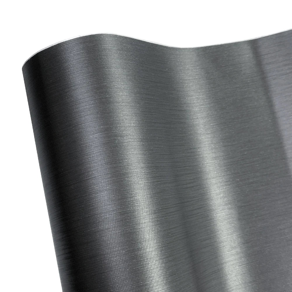 Car Sticker Vinyl Wrap Matt Brushed Aluminum Vinyl Wrap Film Self Adhesive Air Release Waterproof Protection for Car Accessories