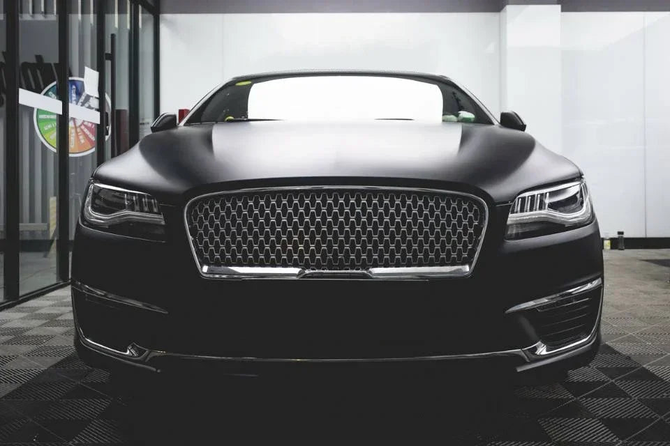 Car Wrap Roll Film Sticker Premium Matte Black Vinyl Vehicle Decal Body Trim Motorcycle Auto Decoration Film Air Bubble Free