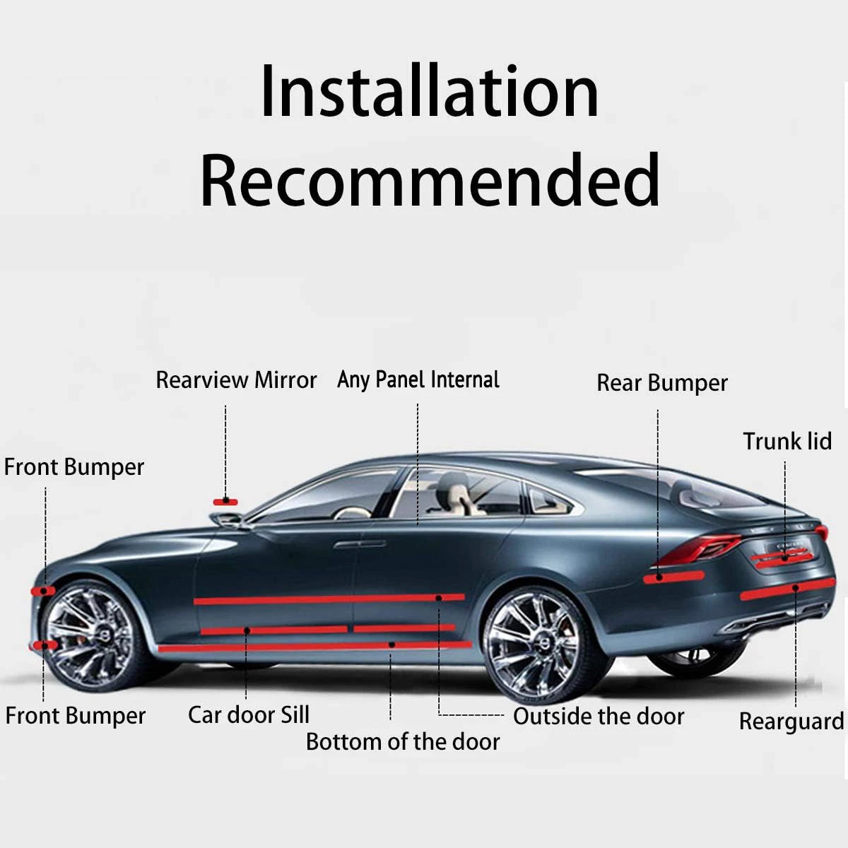 1-6m Carbon Fiber Car Body Vinyl Wrap Matte Accessories Glossy Black Sticker 3D 4D 5D 6D Auto Foil Cover Decoration Film