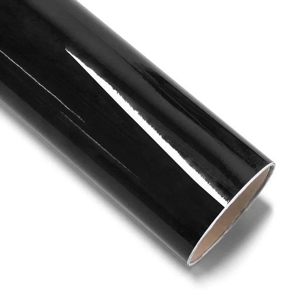 Glossy Black Car Wrapping Vinyl Wrap Film Sticker Roll Bubble Free Air Release Vehicle Motocycle Decal Auto Tuning Accessories