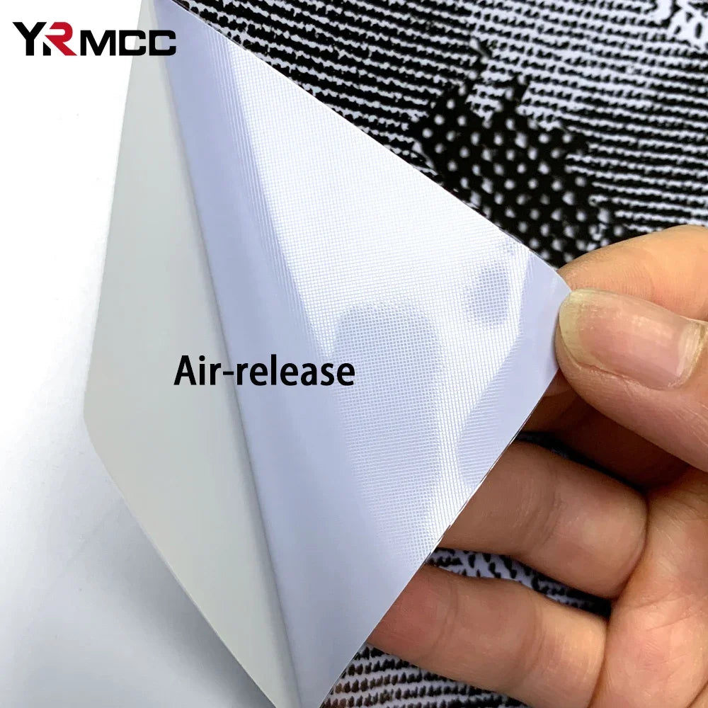 Carbon Fiber Vinyl Wrap PET Car Stickers Python Camouflage Vinyl Wrap Film Car Body Stickers Adhesive Vinyl for Car Accessories