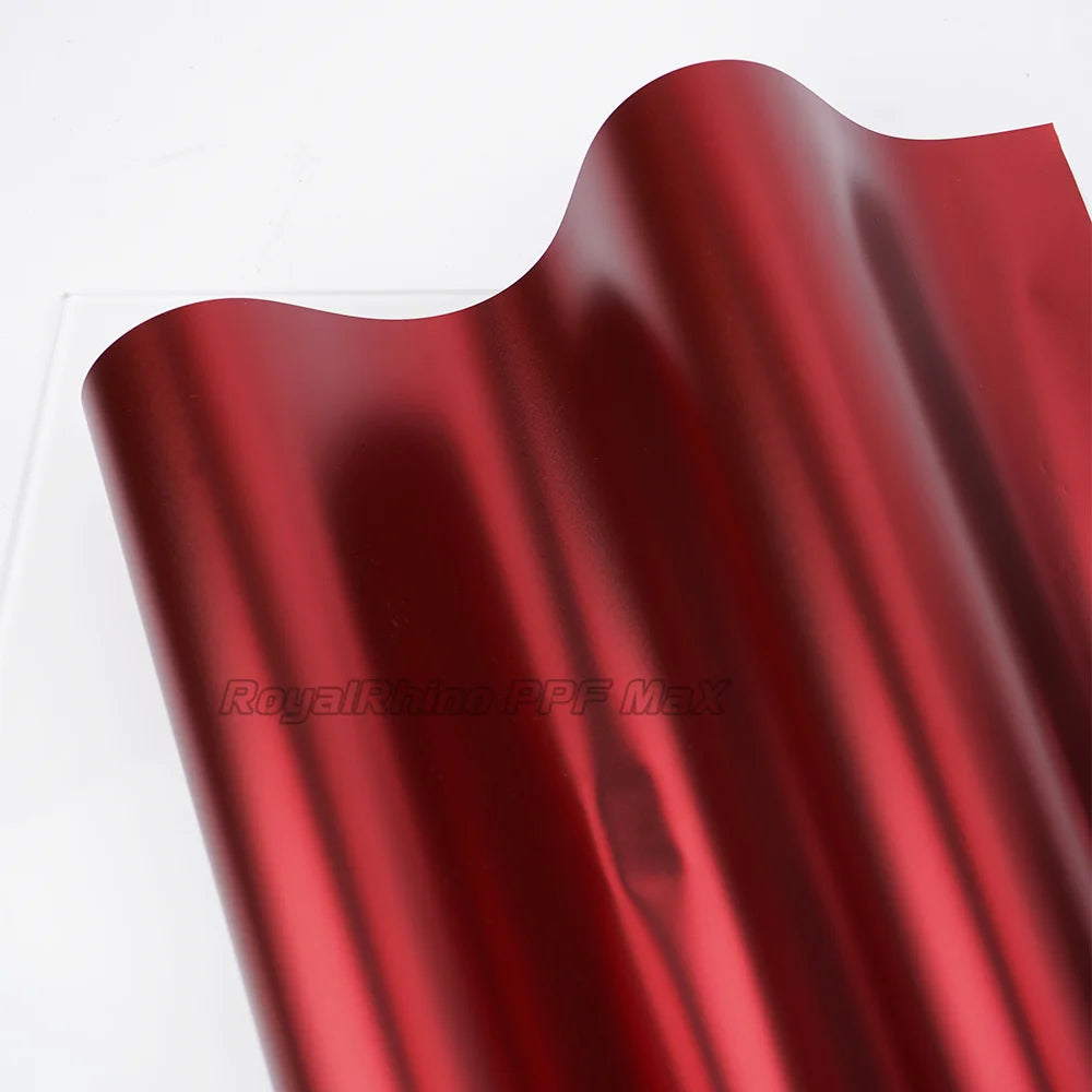 Highest Quality PET Romance Red Vinyl Wrap Self Adhesive Sticker Decal Vehicle Car Romanee Red Wraping Roll For Motorcycle