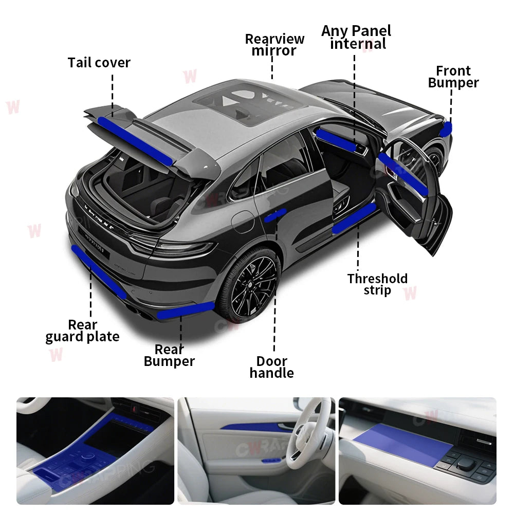 Glossy Yellow Car Stickers Vinyl Wrap Waterproof Vinyl Auto Tuning Film Air Release Decoration Covering Film for Car Accessories