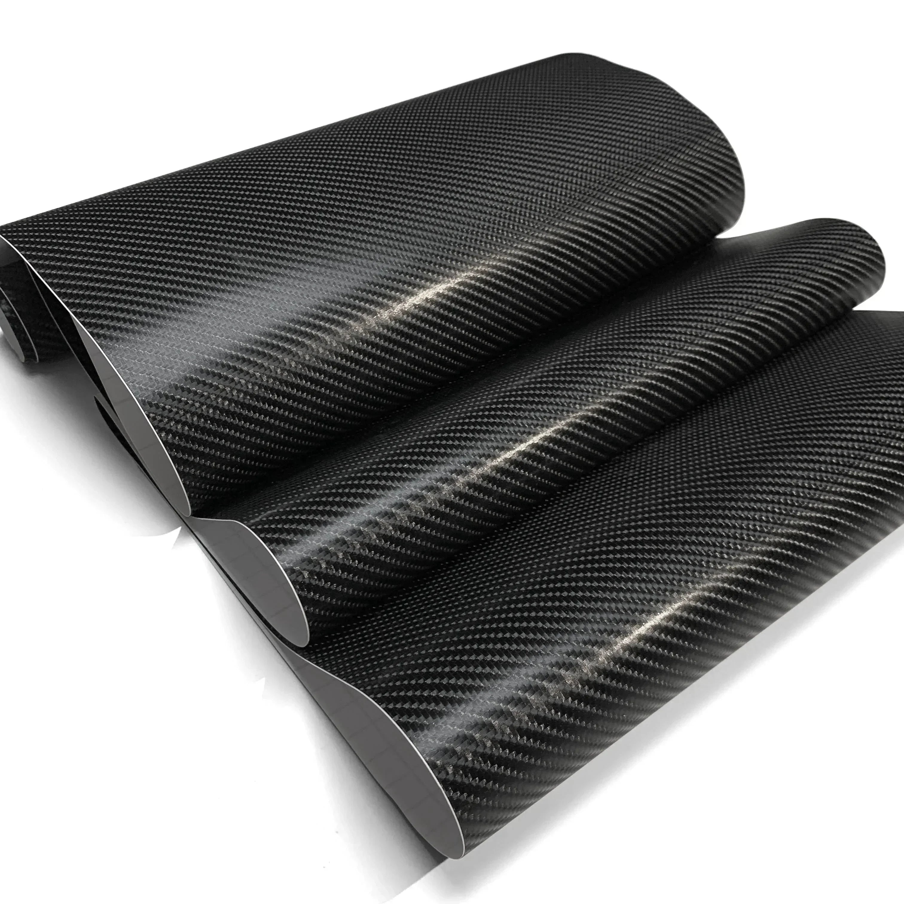 Carbon Fiber Vinyl Wrap 150X300CM Car Styling Wrapping Sheet Roll Film for DIY Automobiles Roof Hood Customizable Car Sticker