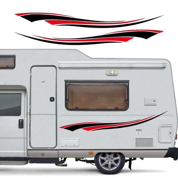 Car Stripes Decoration Sticker for Truck Boat Pontoon RV Trailer UTV Cart Vinyl Decal Stickers Graphics Auto Tuning Accessories