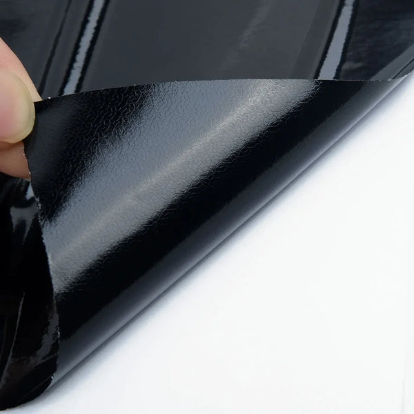 VERYUS 1 Roll 30*152cm Black Glossy Vinyl Film Gloss Glossy Car Wrap Foil Sticker With Air Bubble Free Motorcycle Car Wrapping