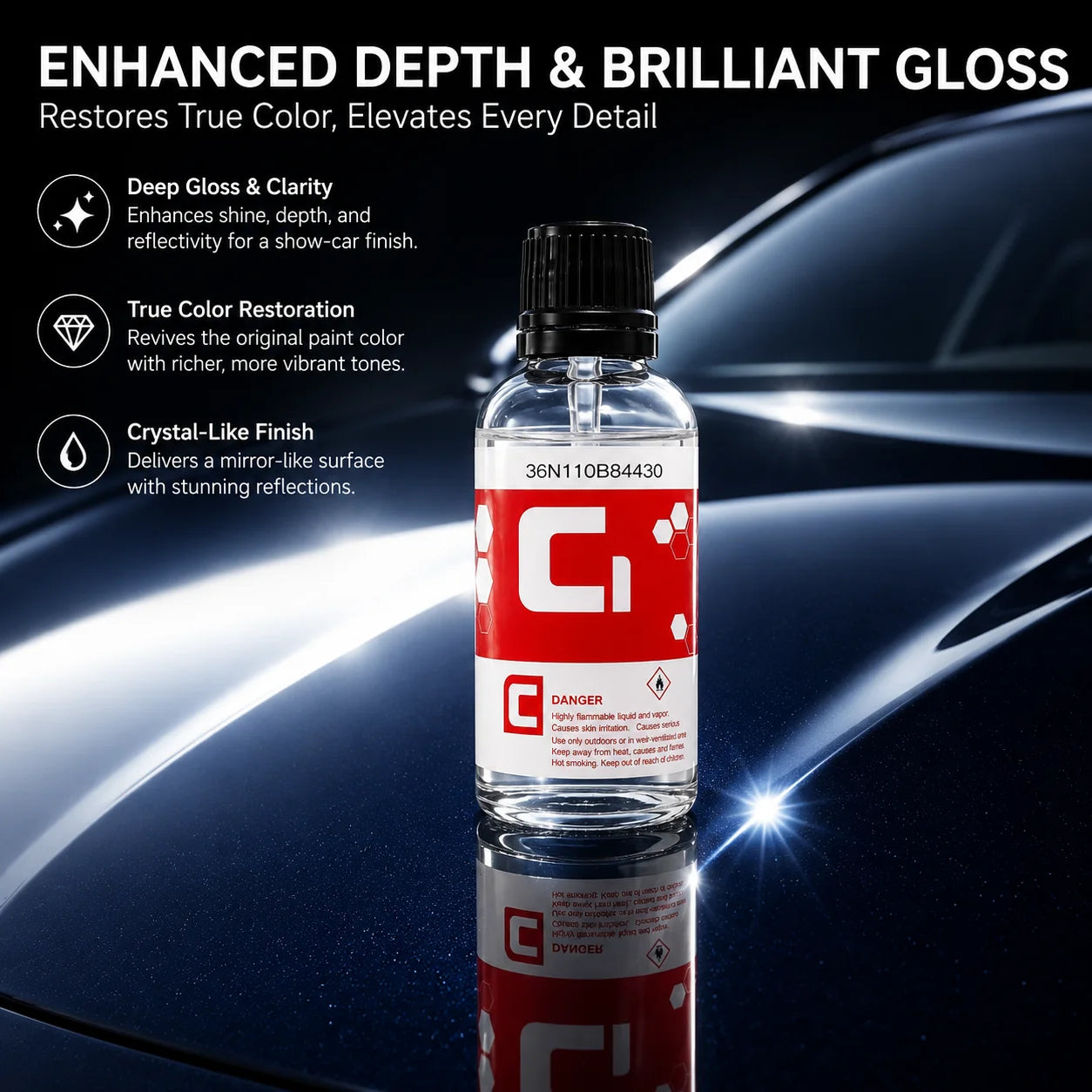 C1 + EXO V5 Ceramic Coating Kit for Cars Ultra Hydrophobic High Gloss Paint Protection Chemical Resistant Long Lasting Coating
