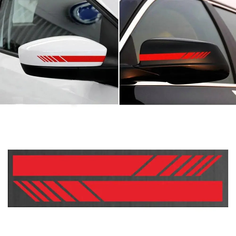 Car Stickers Reflective Flim Stripes Creative Decals Decoration For Motorcycles Rearview Mirrors Auto Tuning Styling