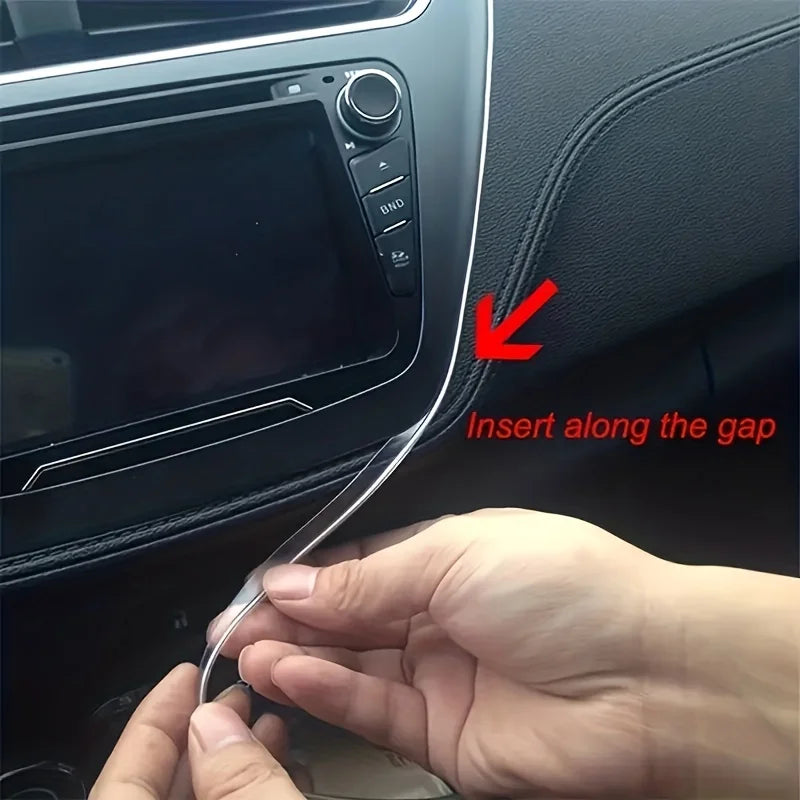 Car Interior Atmosphere Light Strip 5M EL Wiring Decorative Lamp For Auto DIY Flexible Ambient Light USB Party Atmosphere Diode