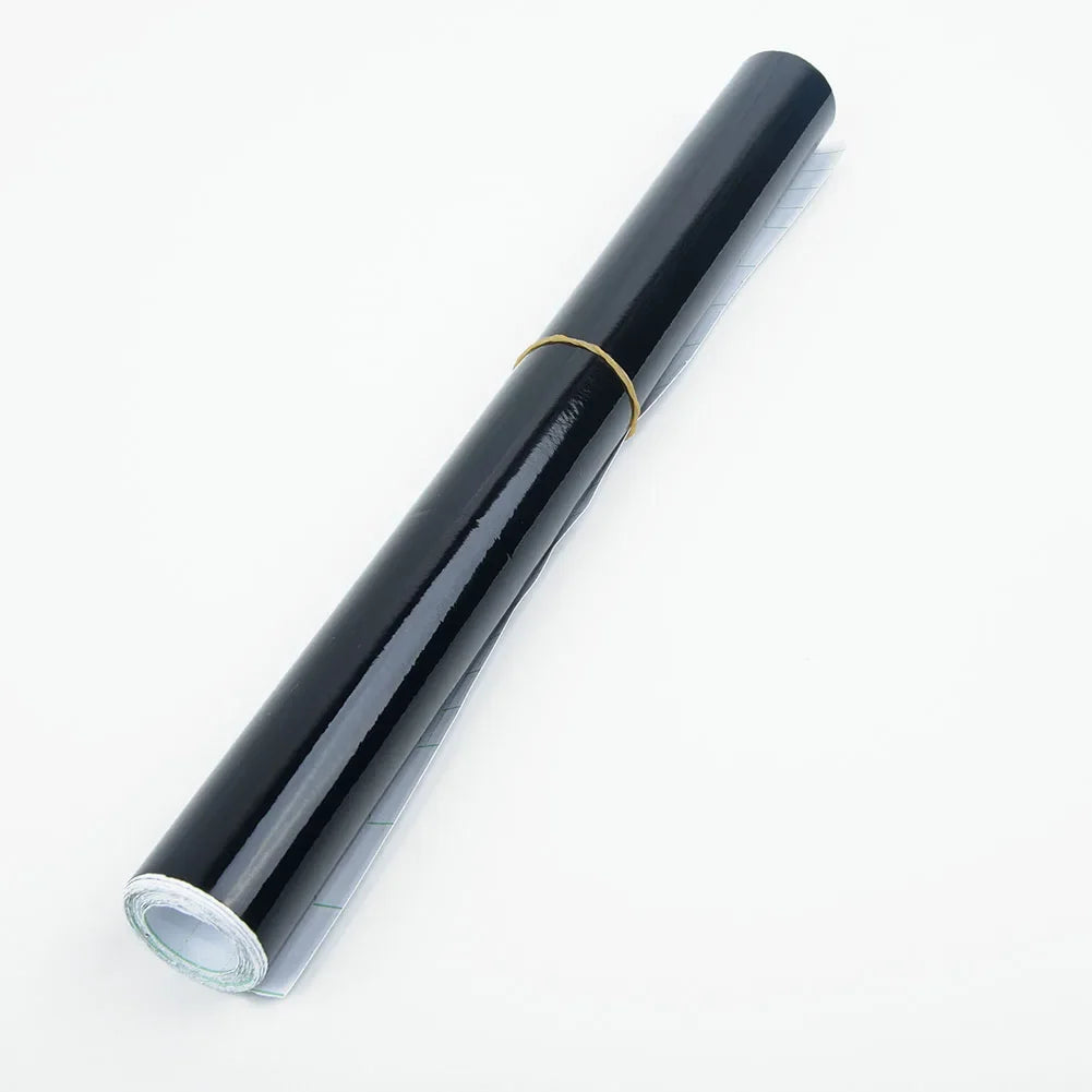VERYUS 1 Roll 30*152cm Black Glossy Vinyl Film Gloss Glossy Car Wrap Foil Sticker With Air Bubble Free Motorcycle Car Wrapping
