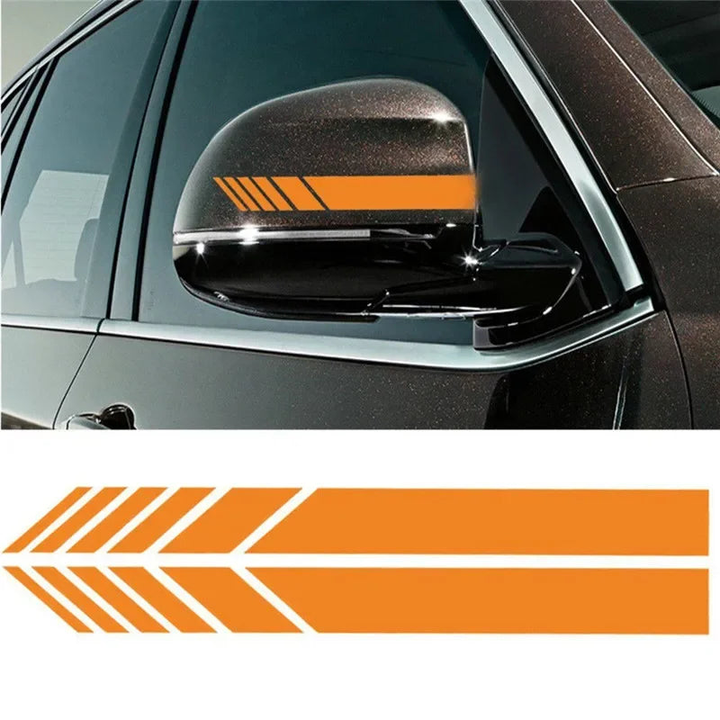 Car Stickers Reflective Flim Stripes Creative Decals Decoration For Motorcycles Rearview Mirrors Auto Tuning Styling