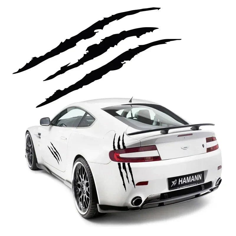 Car Stickers Ghost Claw Car Hood Vinyl Sticker Creative Modification Reflective Stickers Devil Paw Scratches Car Decoration