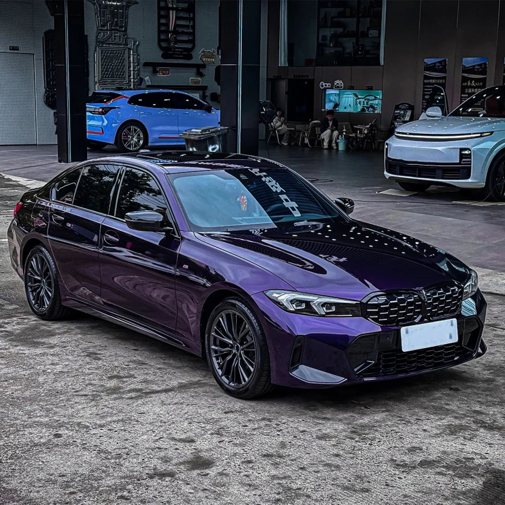 1.52/3/6/16.5M Dolotta Purple Vinyl Film Car Styling Wrapping Sheet Roll Film Automobiles for Car Hood Roof Stickers Accessories