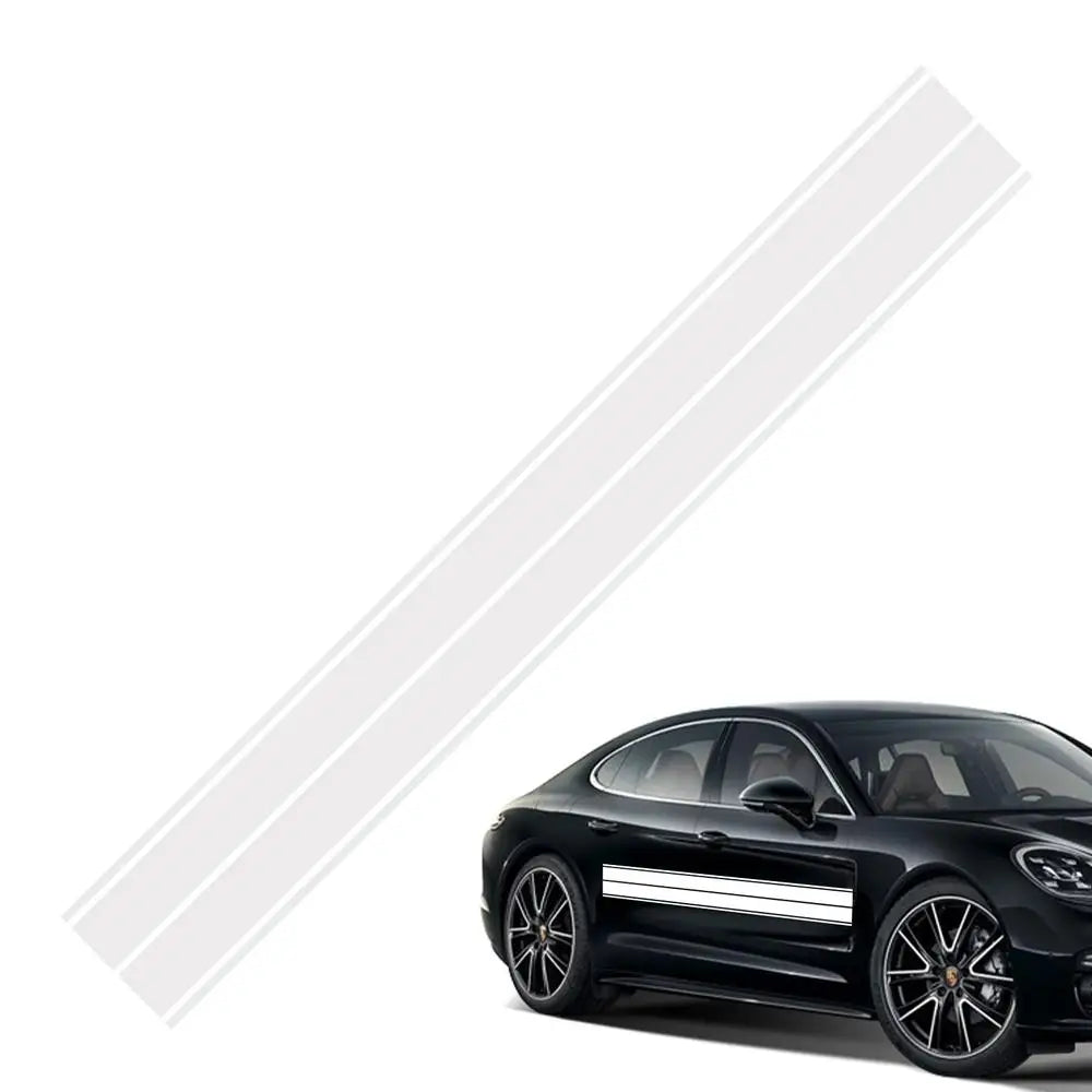 Car Hood Stripe Sticker Auto Racing Stripes Body Side Decal Modified Decoration For Car Engine Hood Exterior Decoration For All