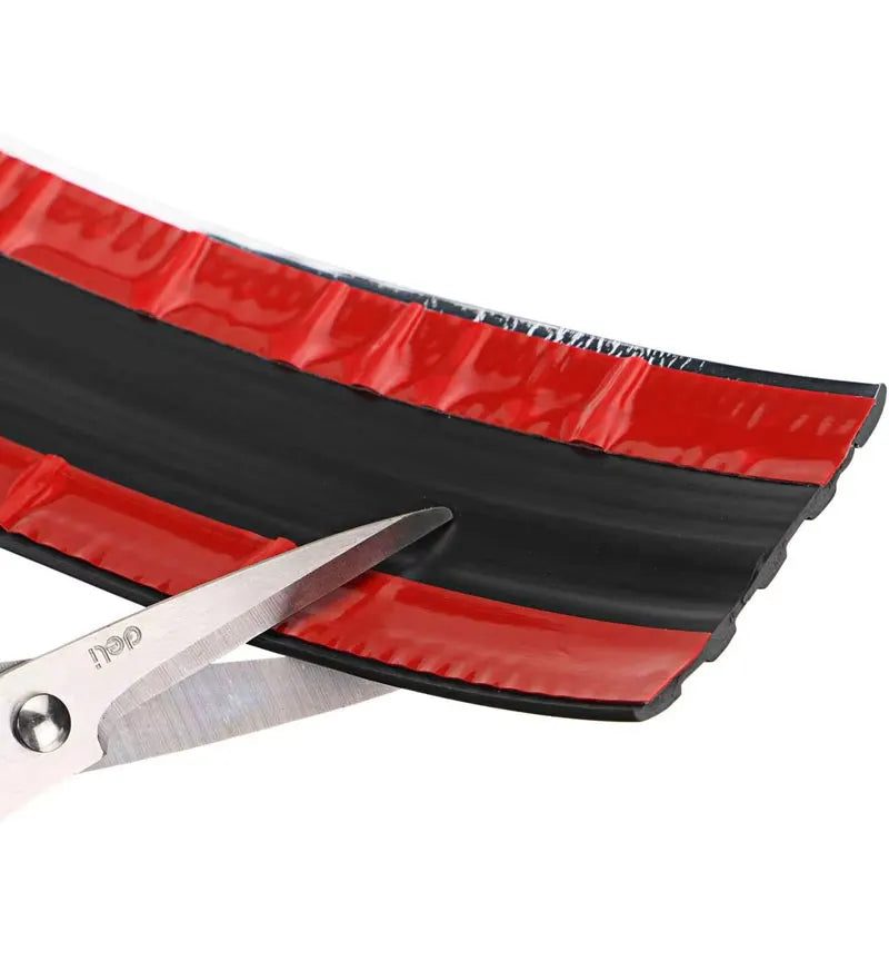 Car Side Skirt Anti-Collision Strip, Universal Red/Blue Edge, Body Modification, Lower Beam Skirt Protection Against Scratches