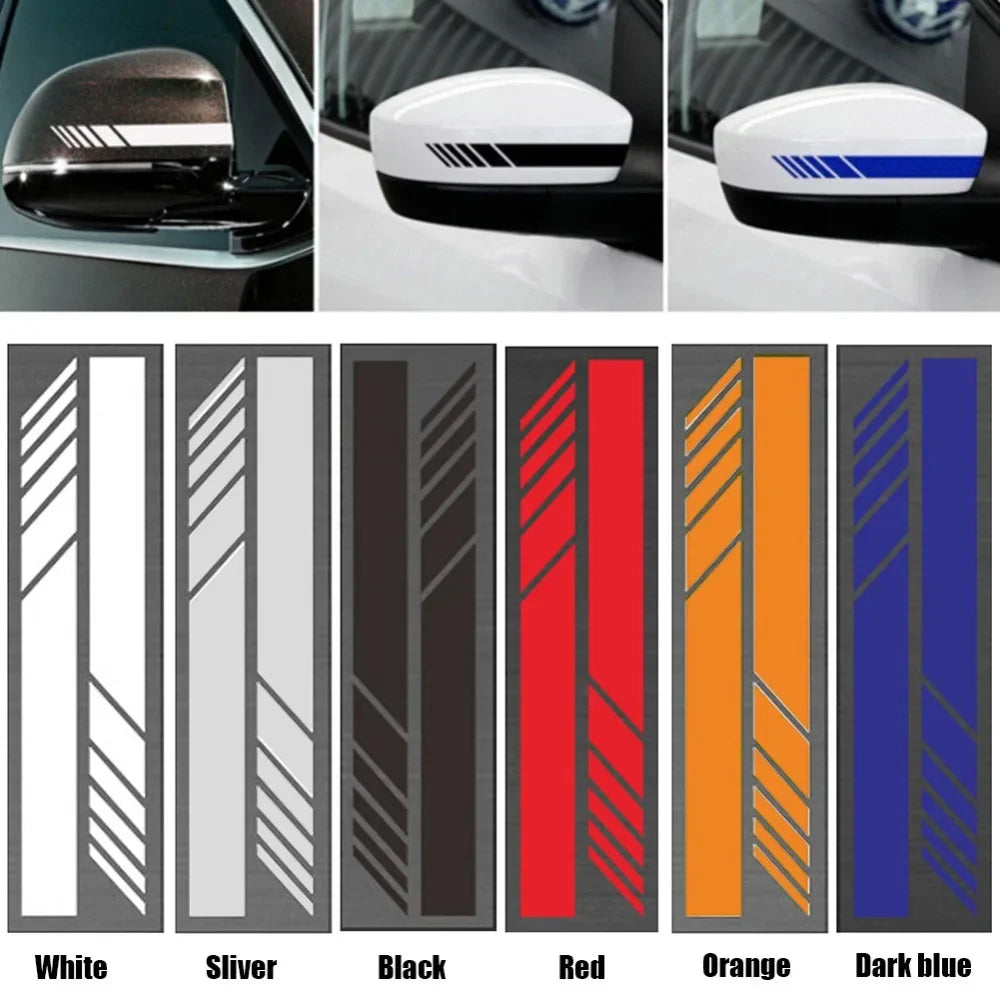 Car Stickers Reflective Flim Stripes Creative Decals Decoration For Motorcycles Rearview Mirrors Auto Tuning Styling