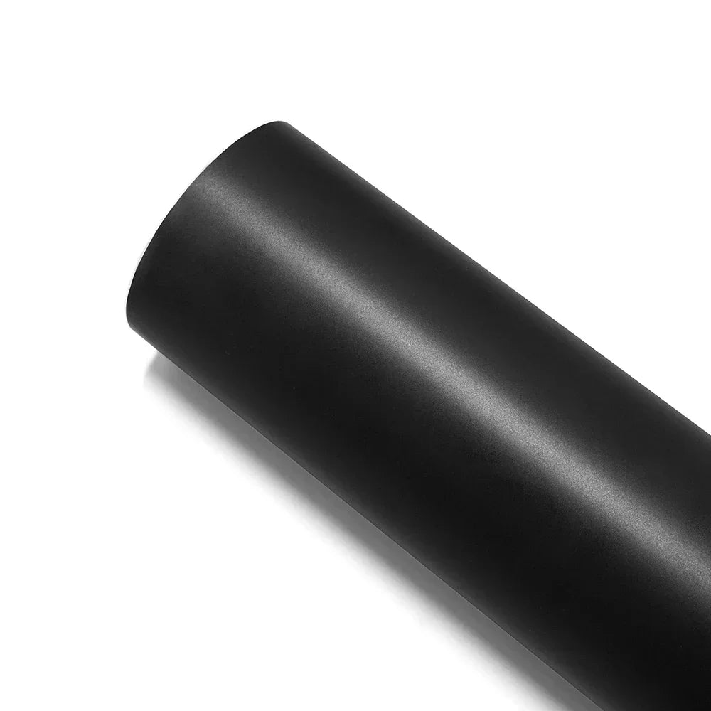 Car Wrap Roll Film Sticker Premium Matte Black Vinyl Vehicle Decal Body Trim Motorcycle Auto Decoration Film Air Bubble Free
