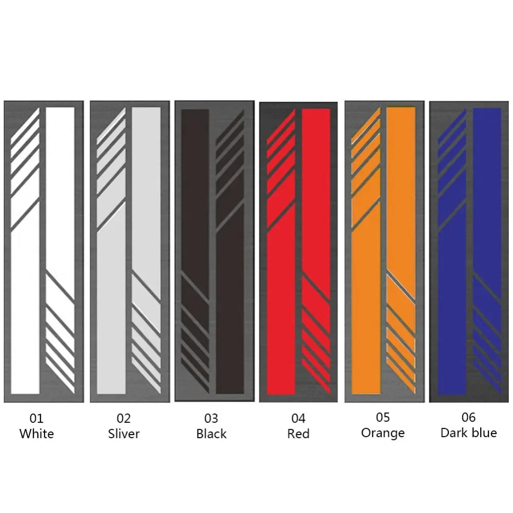 Car Stickers Reflective Flim Stripes Creative Decals Decoration For Motorcycles Rearview Mirrors Auto Tuning Styling