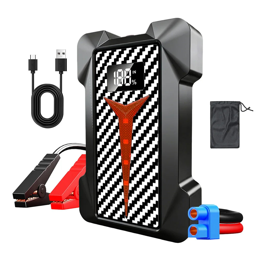 Car Jump Starter Battery Power Bank Portable Emergency Starter Booster 12V Auto Starting Device for Petrol Vehicle Start