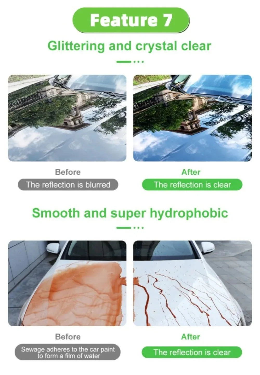 Car Ceramic Nano Quick Detaile Coating Spray Hydrophobic Body Polish Scratch Repair Remover Paint Protection Wax Car Accessories
