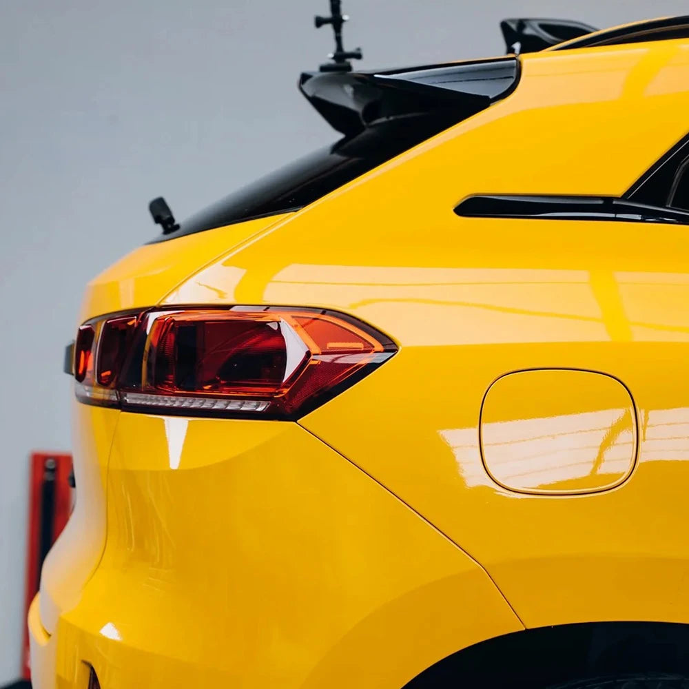 Glossy Yellow Car Stickers Vinyl Wrap Waterproof Vinyl Auto Tuning Film Air Release Decoration Covering Film for Car Accessories