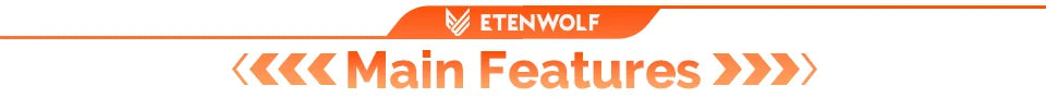 New ETENWOLF S1 Portable Tire Inflator 5200mAh 20L/Min Car Air Compressor Suitable For Cars Motorcycles Bikes Car Air Pump