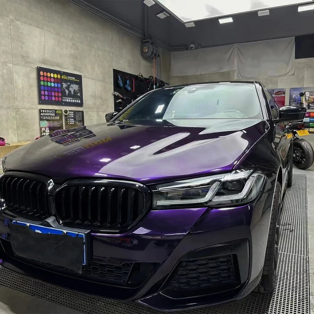 1.52/3/6/16.5M Dolotta Purple Vinyl Film Car Styling Wrapping Sheet Roll Film Automobiles for Car Hood Roof Stickers Accessories