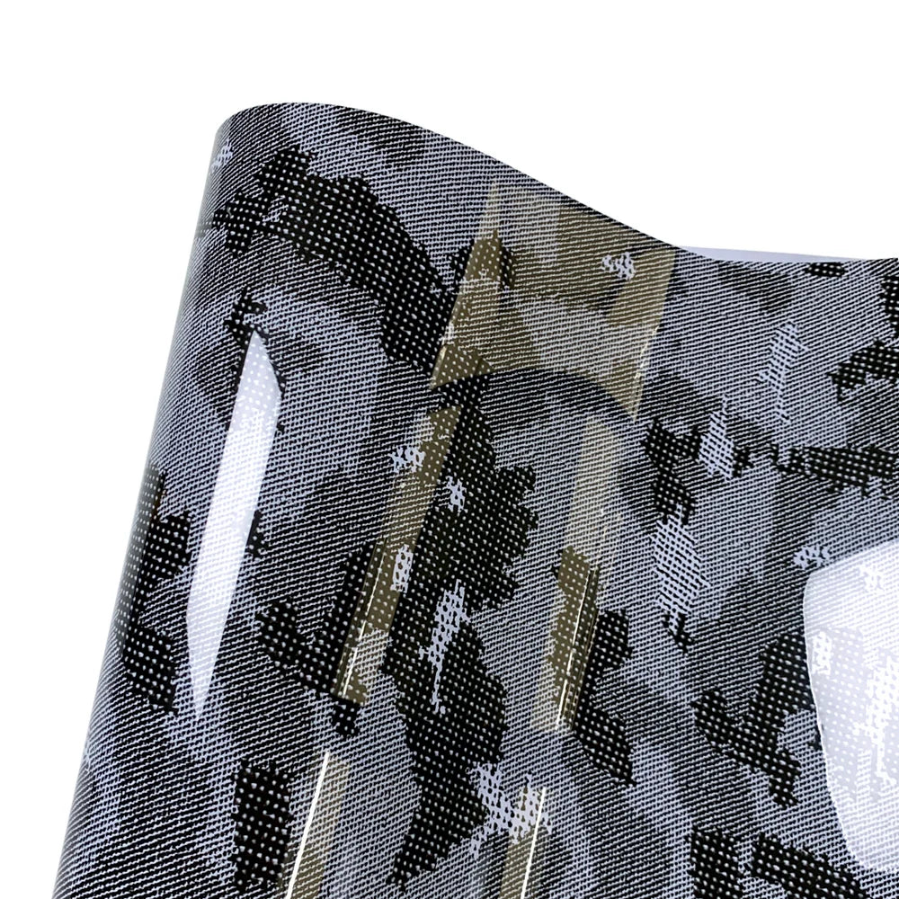 Carbon Fiber Vinyl Wrap PET Car Stickers Python Camouflage Vinyl Wrap Film Car Body Stickers Adhesive Vinyl for Car Accessories