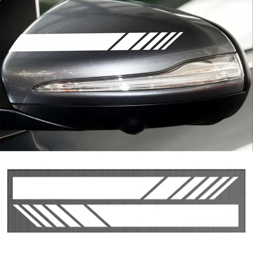 Car Stickers Reflective Flim Stripes Creative Decals Decoration For Motorcycles Rearview Mirrors Auto Tuning Styling