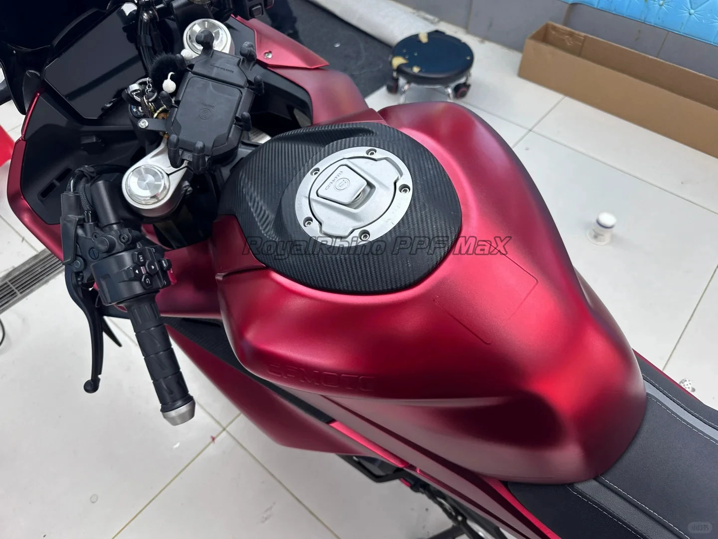Highest Quality PET Romance Red Vinyl Wrap Self Adhesive Sticker Decal Vehicle Car Romanee Red Wraping Roll For Motorcycle