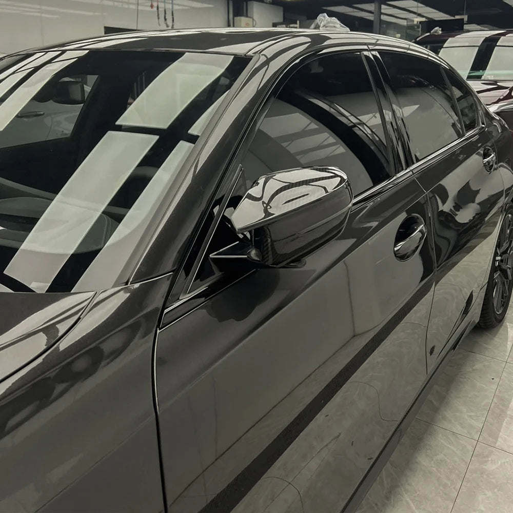 Car Wrap Vinyl Film High Gloss Graphite Gray Bubble Free Auto Sticker Wrapping Roll PET Vehicle Body Decals Car Accessories