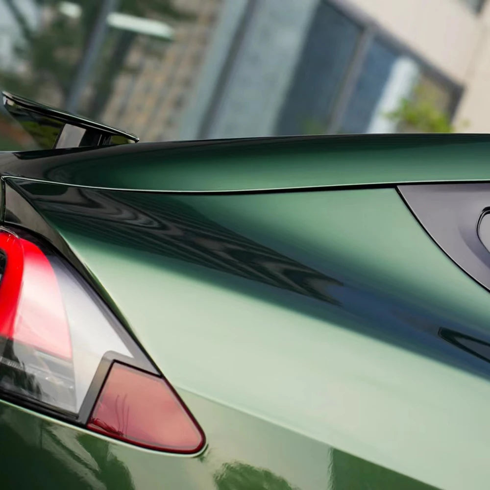 Stretchable Auto Vinyl Car Wrap Removable Easy to Install Air Release Car Body Film Premium PET Midnight Green 3032