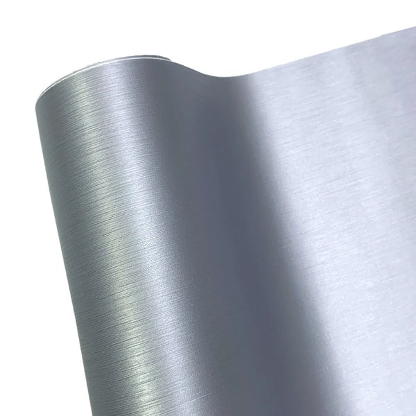 Car Sticker Vinyl Wrap Matt Brushed Aluminum Vinyl Wrap Film Self Adhesive Air Release Waterproof Protection for Car Accessories
