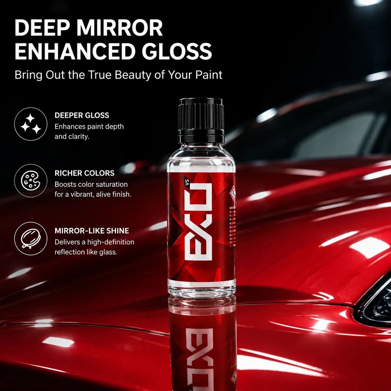 C1 + EXO V5 Ceramic Coating Kit for Cars Ultra Hydrophobic High Gloss Paint Protection Chemical Resistant Long Lasting Coating