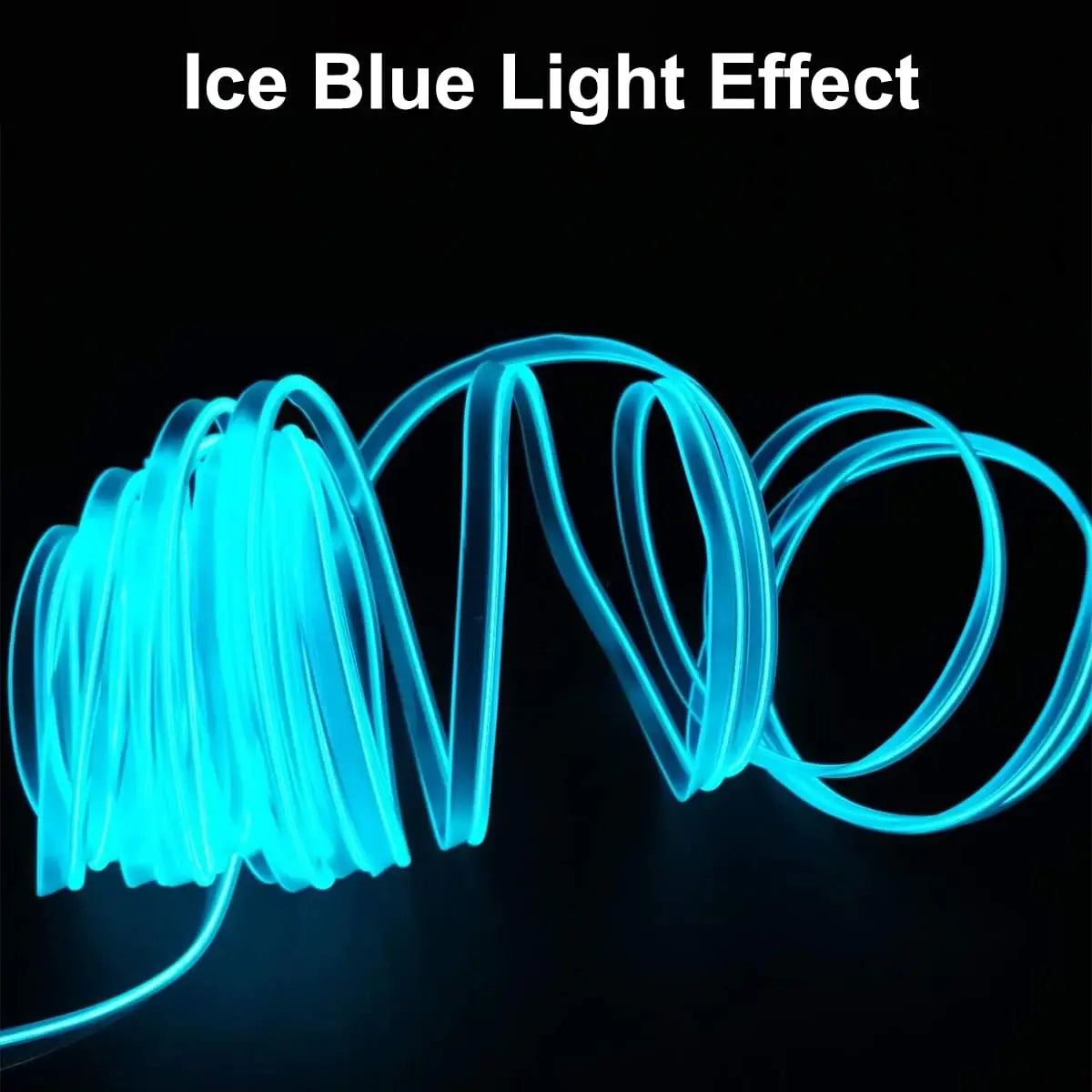 Car Interior Atmosphere Light Strip 5M EL Wiring Decorative Lamp For Auto DIY Flexible Ambient Light USB Party Atmosphere Diode