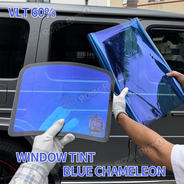 Blue Chameleon Windshield Film