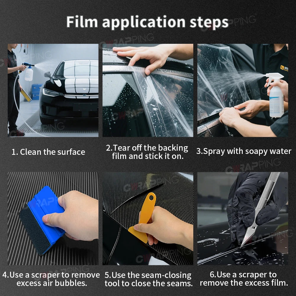 Glossy Yellow Car Stickers Vinyl Wrap Waterproof Vinyl Auto Tuning Film Air Release Decoration Covering Film for Car Accessories