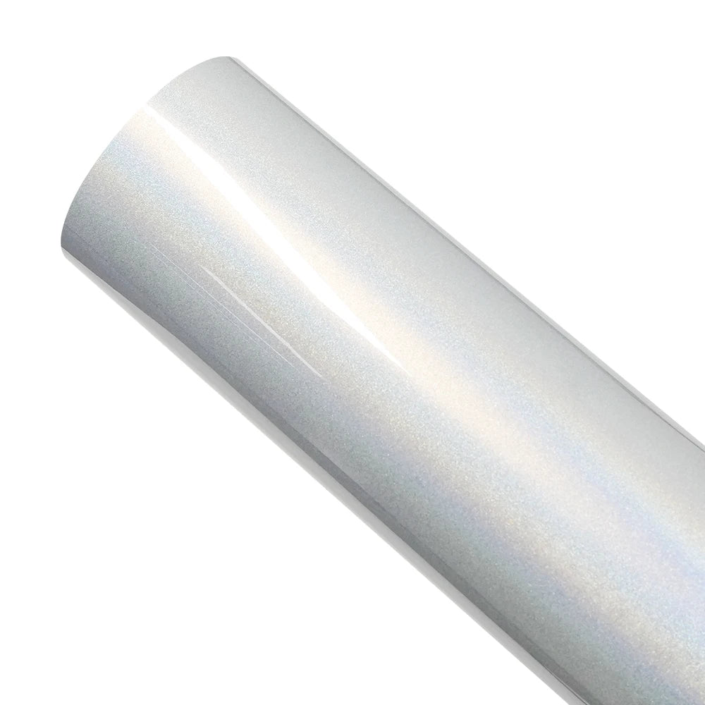 Highest Quality Glossy Rainbow Laser 5D Iridecence Laser White Vinyl Wrap Car Wrapping Film for Car Motorcycle Decor Accessories